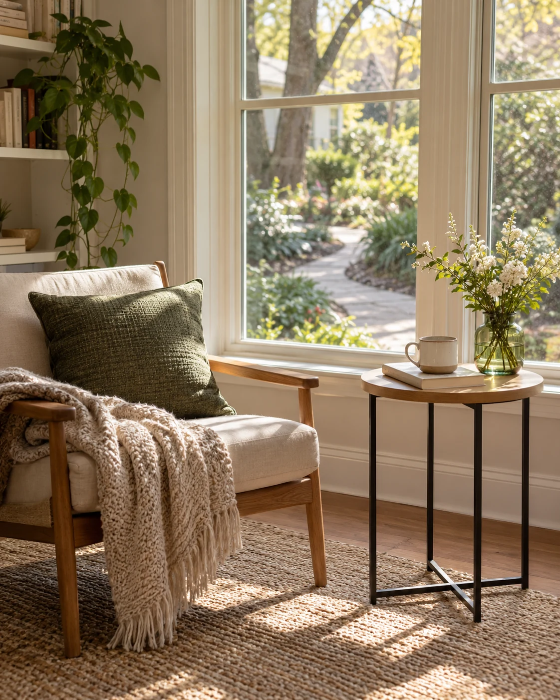 Illustrative concept: a shared room with a movable setup.