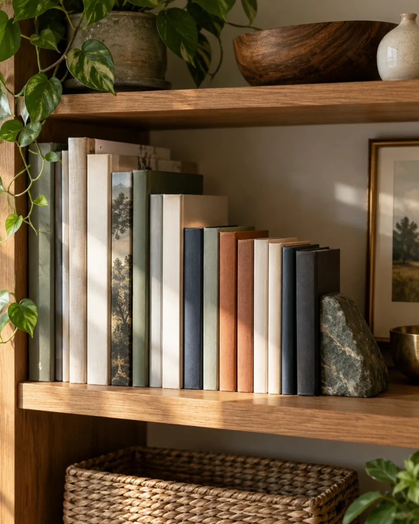 Illustrative concept: let book sizes make the first groups.