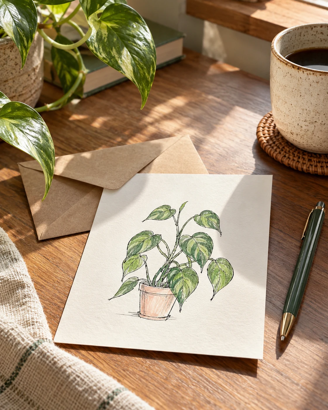 Illustrative concept: a tiny original drawing.