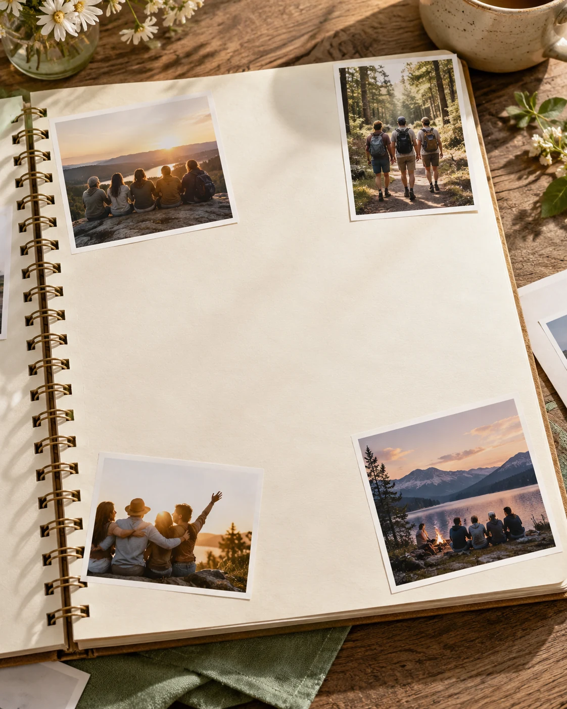 Illustrative concept: a page for the people around the edges.