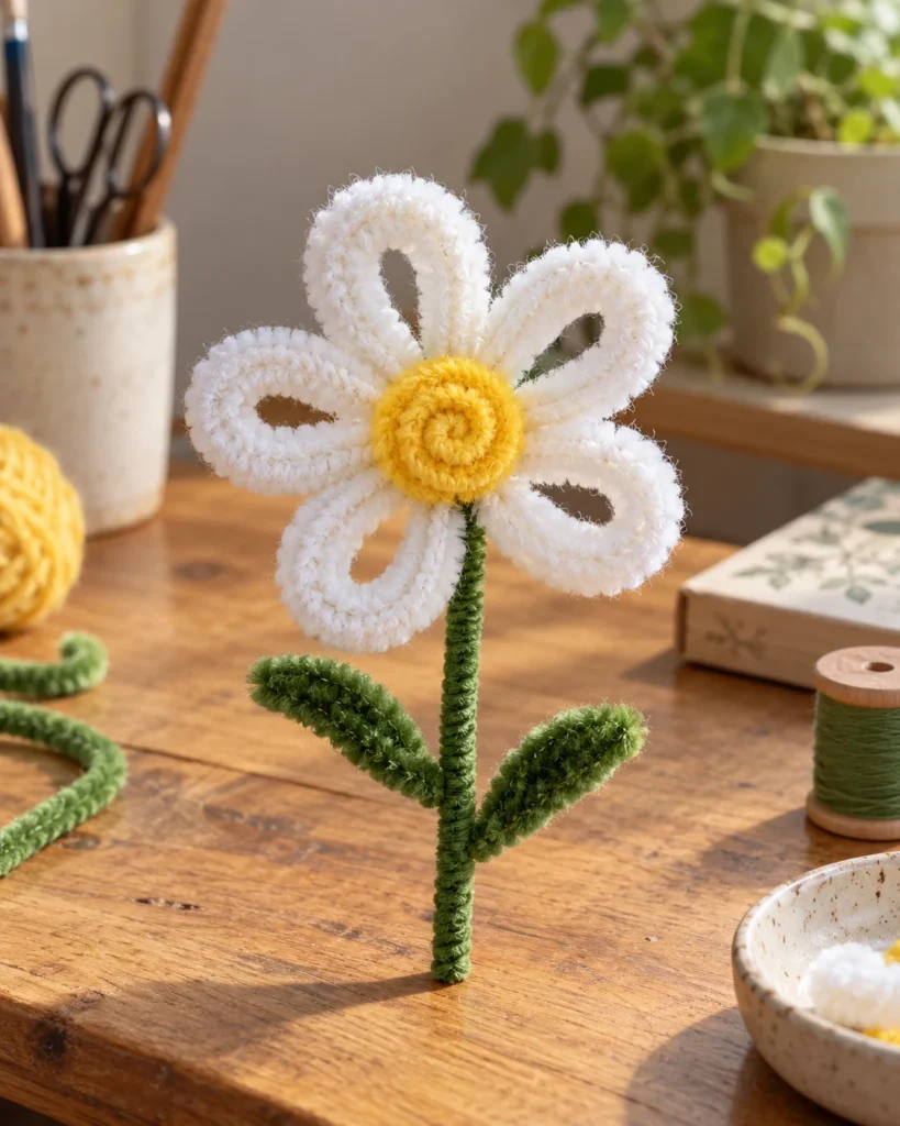 Illustrative concept: five loop daisy.