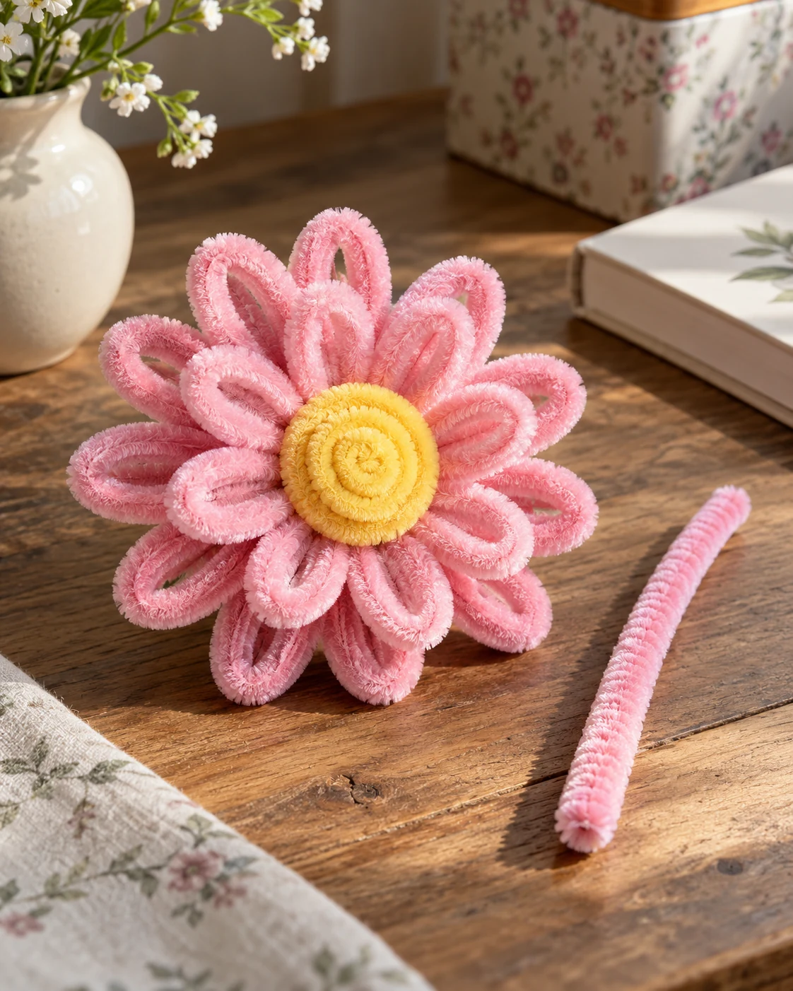Illustrative concept: double layer daisy.