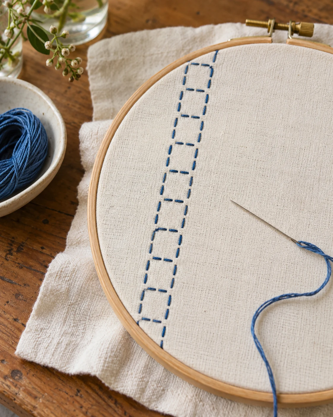 Illustrative concept: a small geometric border.