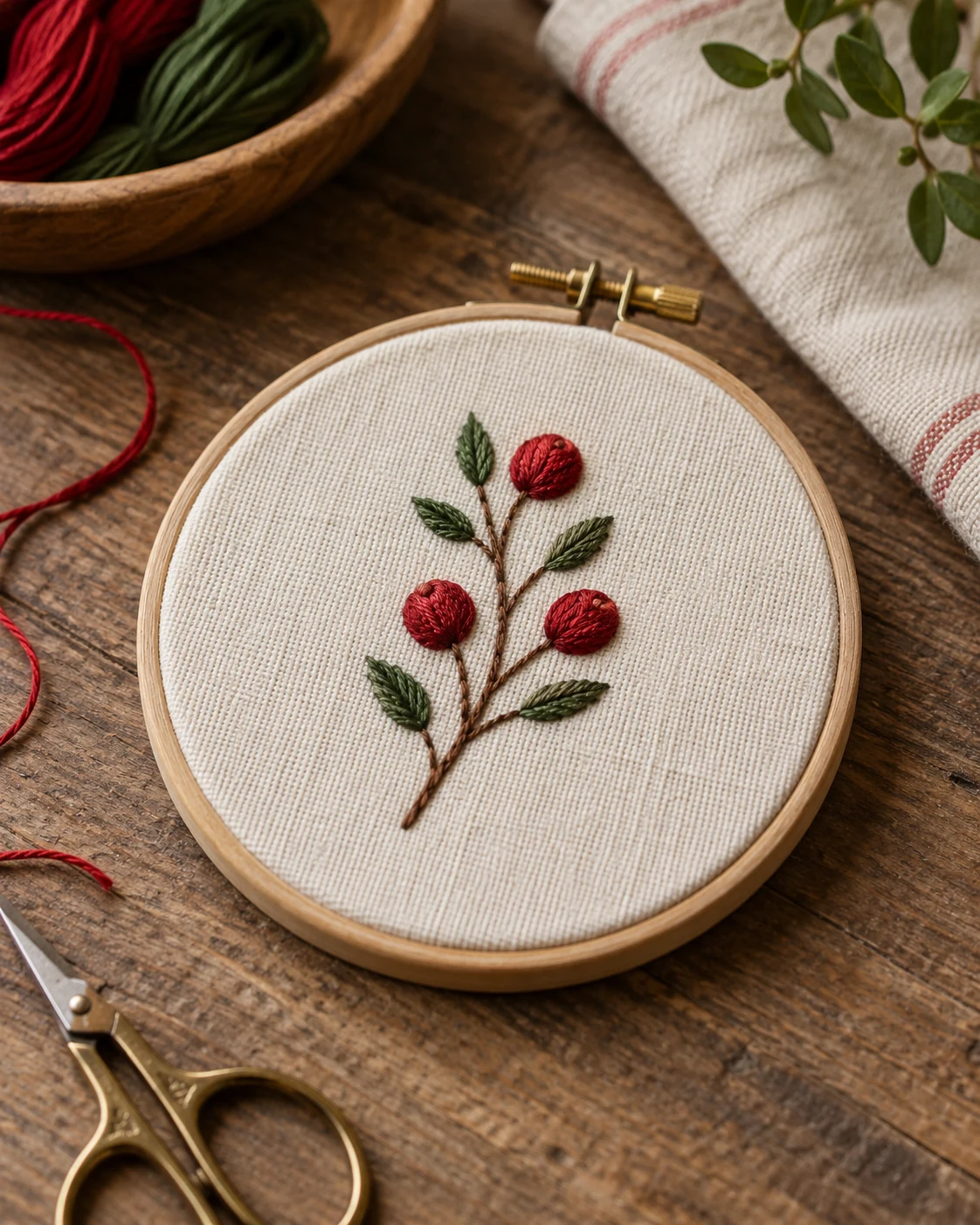 Illustrative concept: a berry branch.