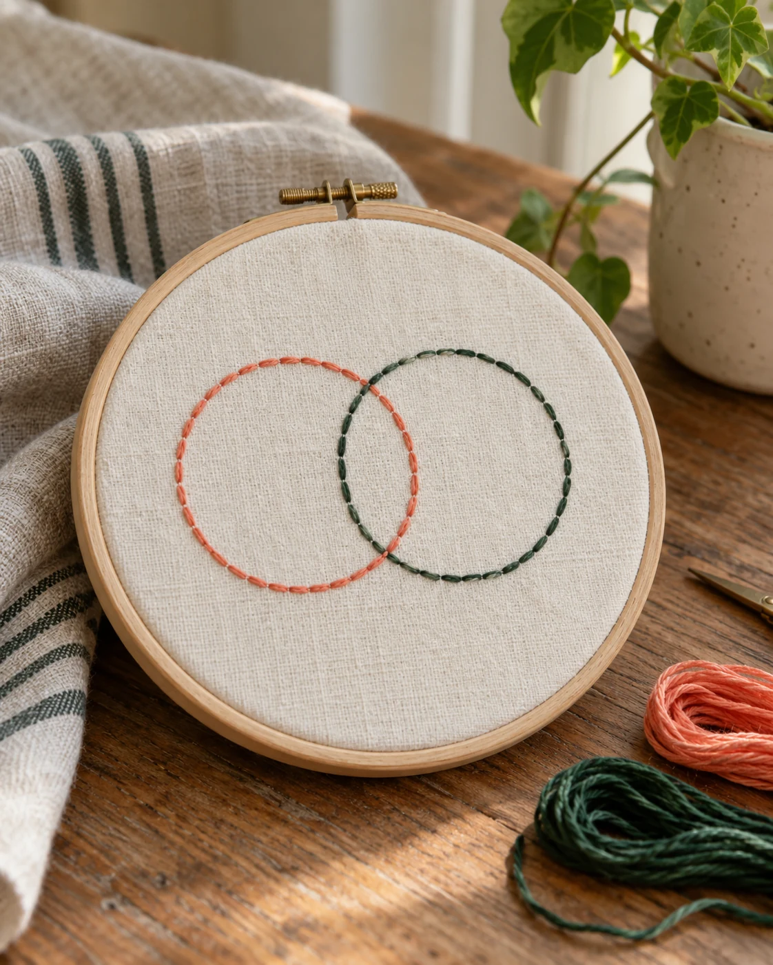 Illustrative concept: two overlapping circles.
