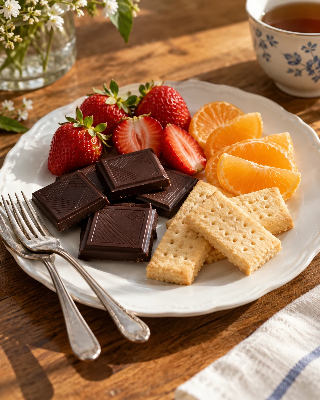 Illustrative concept: try a fruit-forward dessert board.