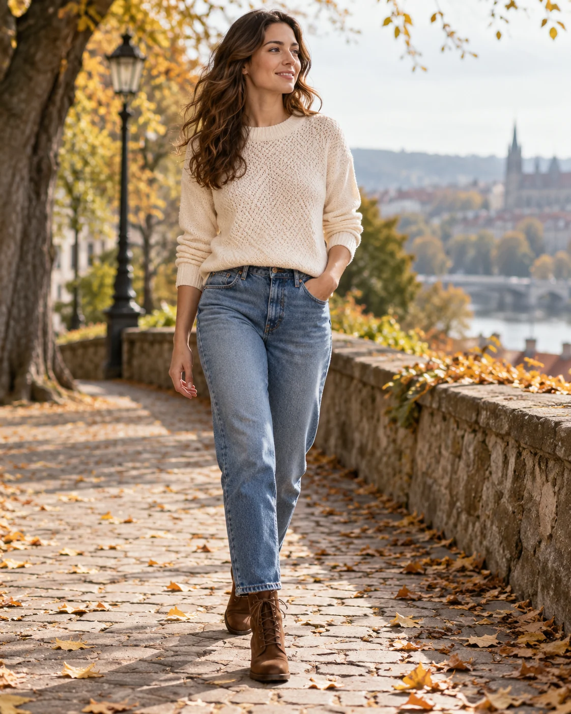 Illustrative concept: lace-up boots with a softer upper half.