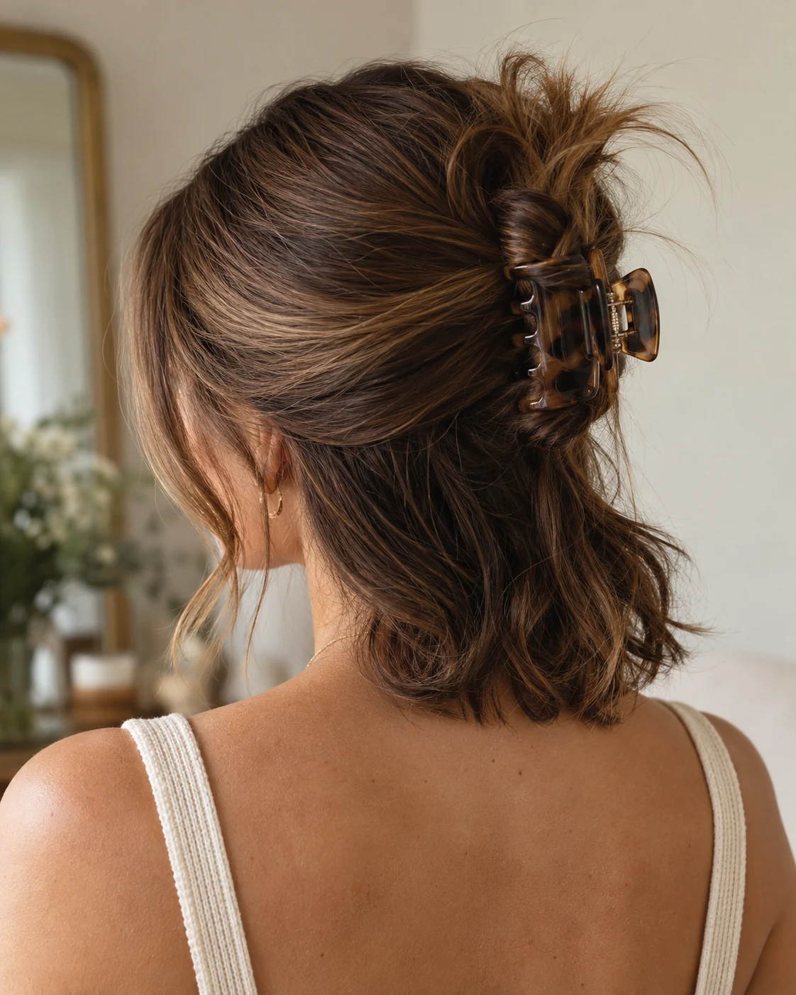 Illustrative concept: a short twist with visible ends.