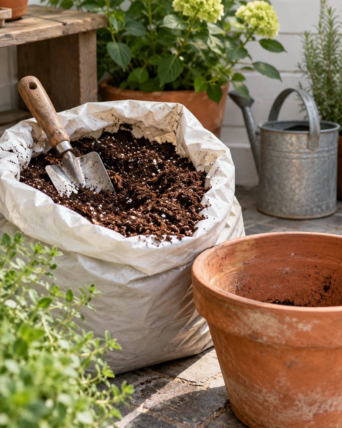Illustrative concept: a scoop you may already have in the trowel.