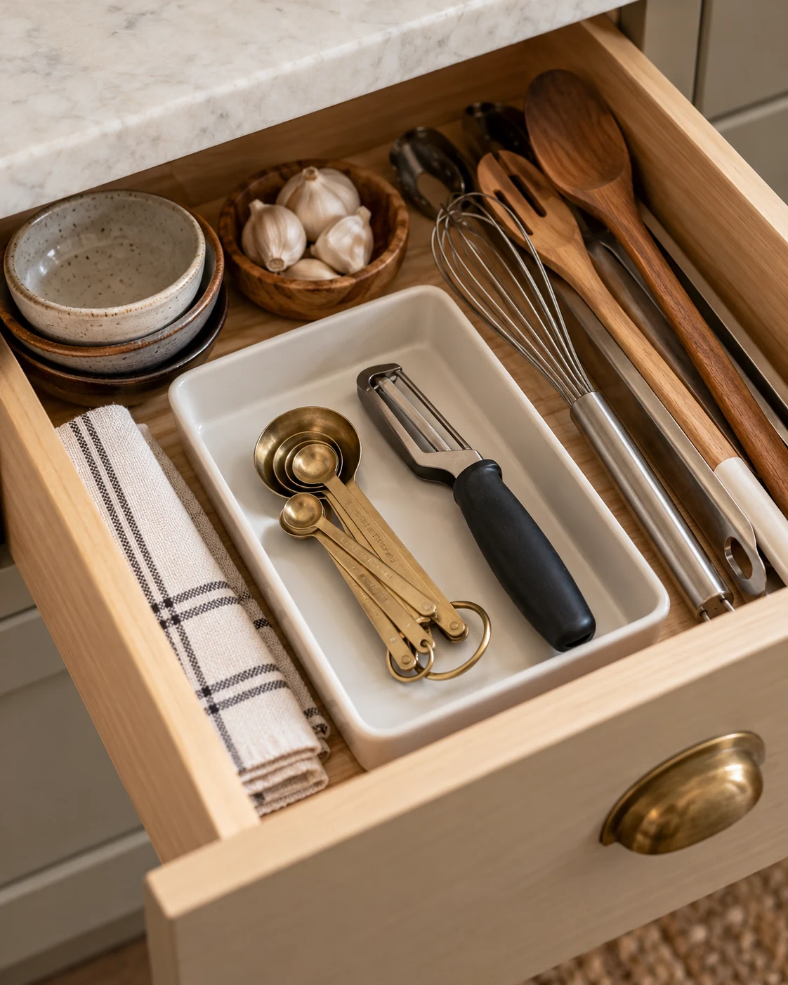 Illustrative concept: turn small tools into a shallow group.