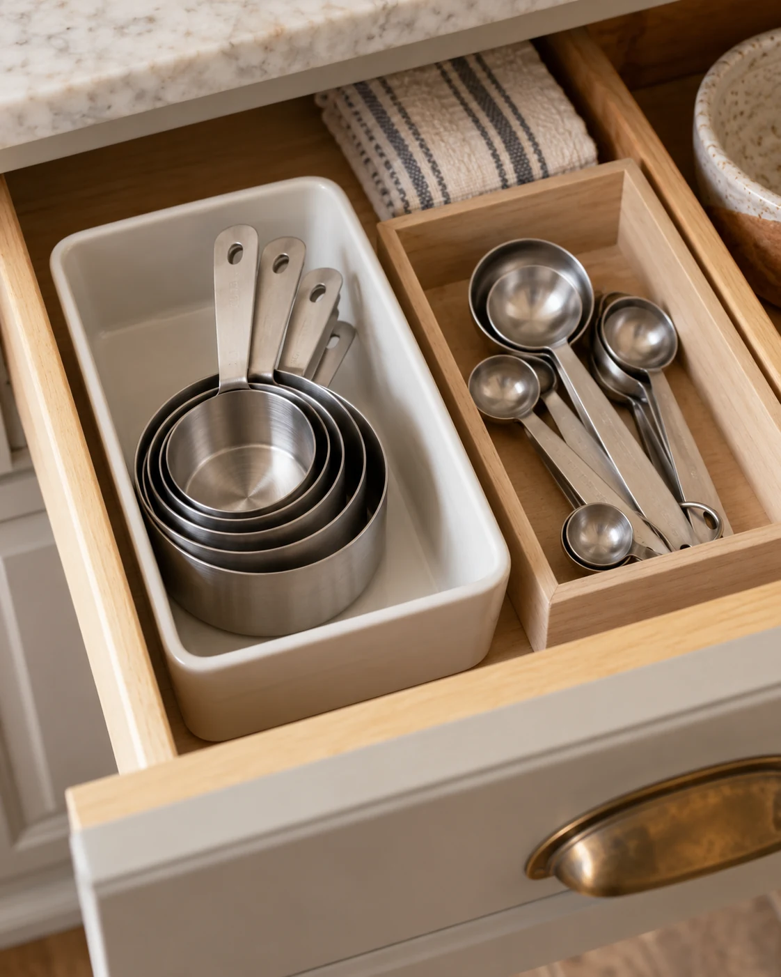 Illustrative concept: reserve space for measuring tools.