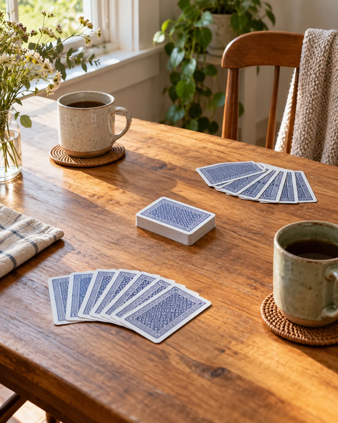 Illustrative concept: play a familiar card game.