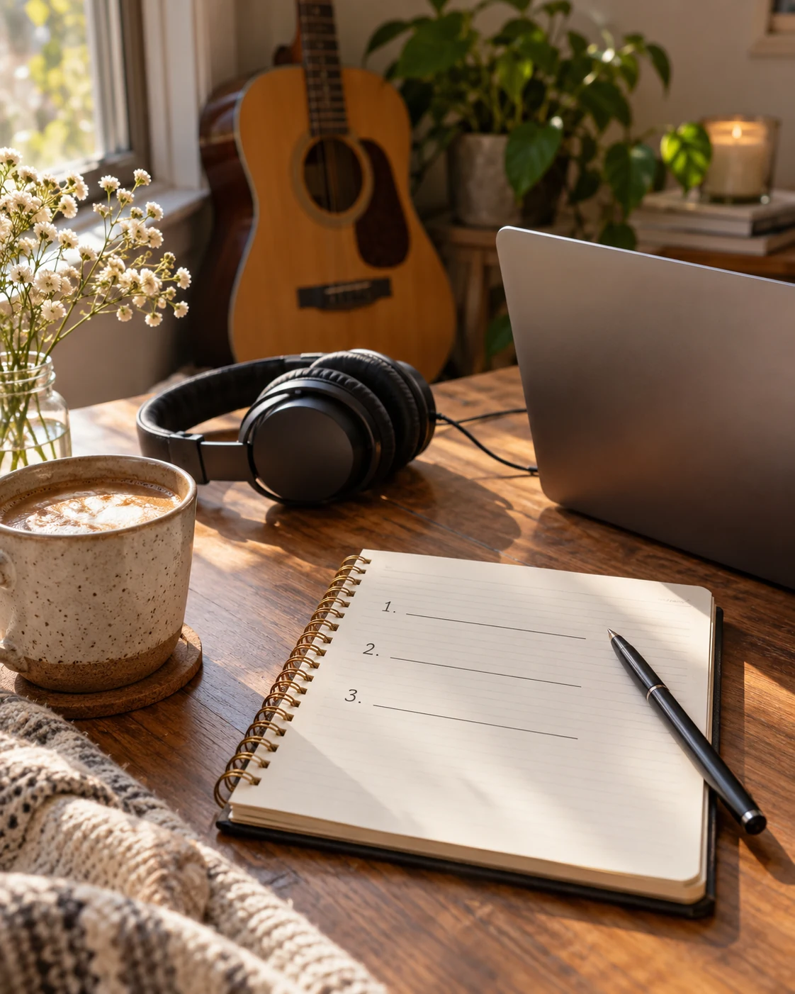 Illustrative concept: make a playlist around a shared memory.