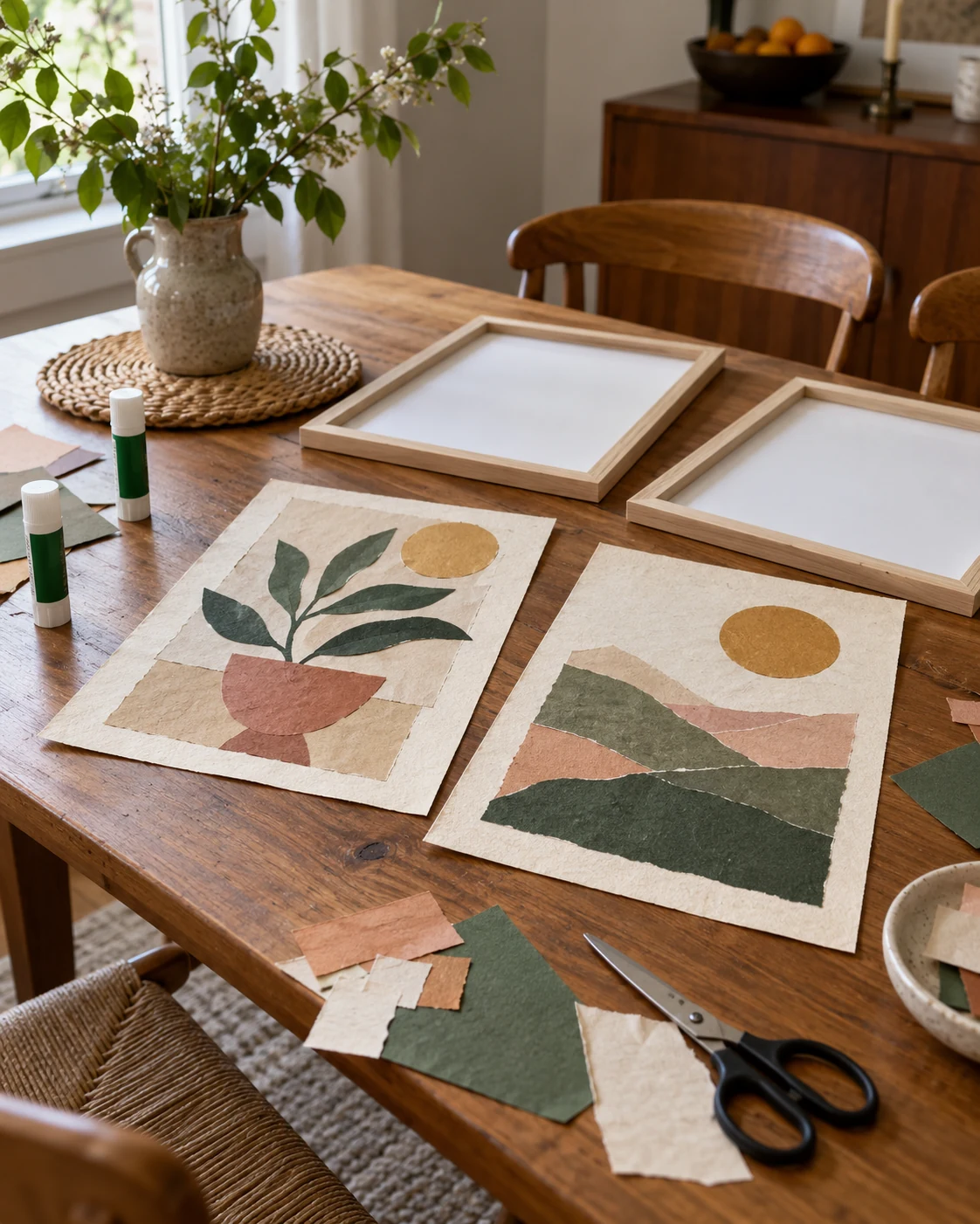 Illustrative concept: make something small for the shared room.