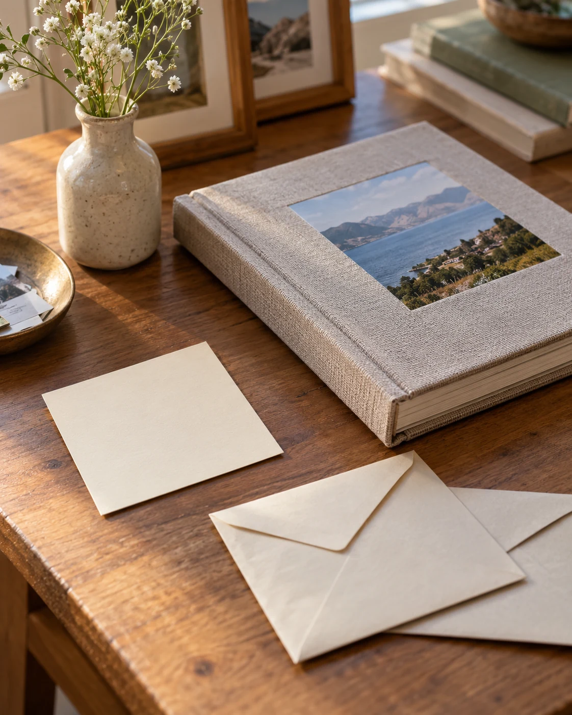 Illustrative concept: leave a note about this year.