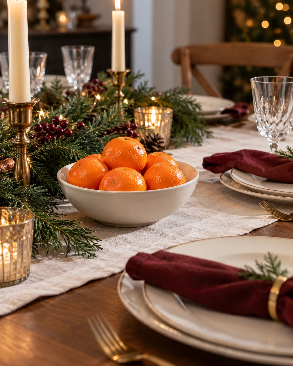 Illustrative concept: make the fruit the seasonal accent.