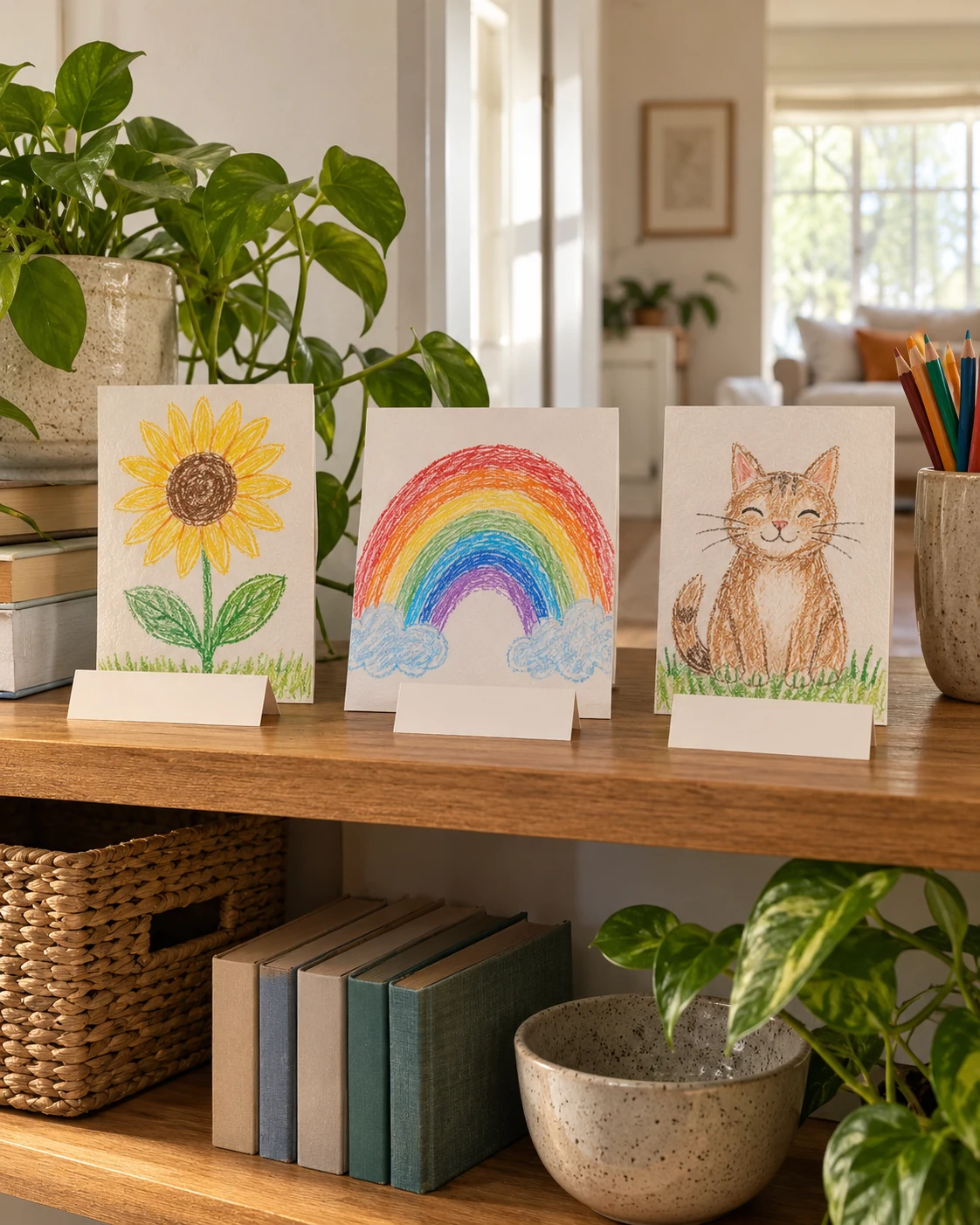 Illustrative concept: host a living-room museum.