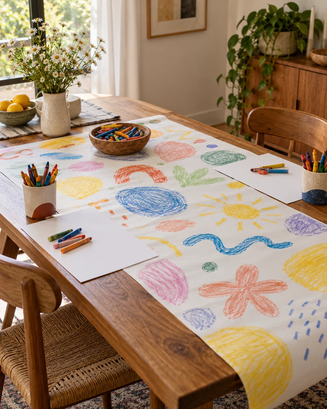 Illustrative concept: finish with a shared drawing.