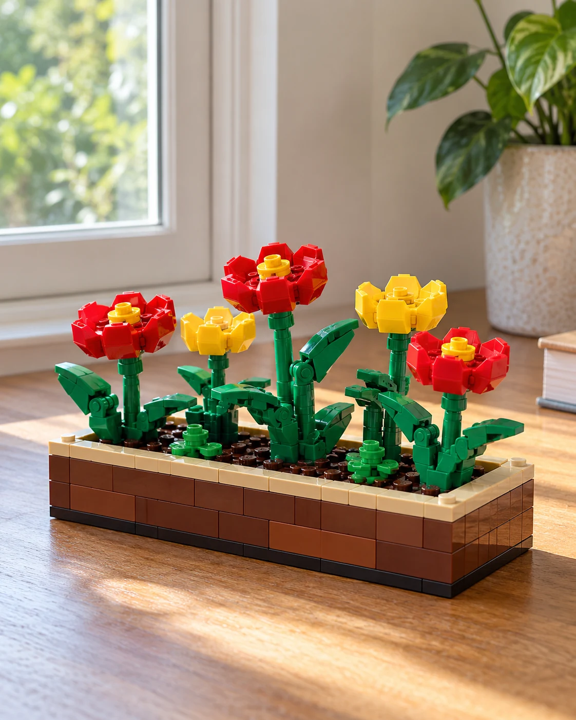 Illustrative concept: a small garden bed.