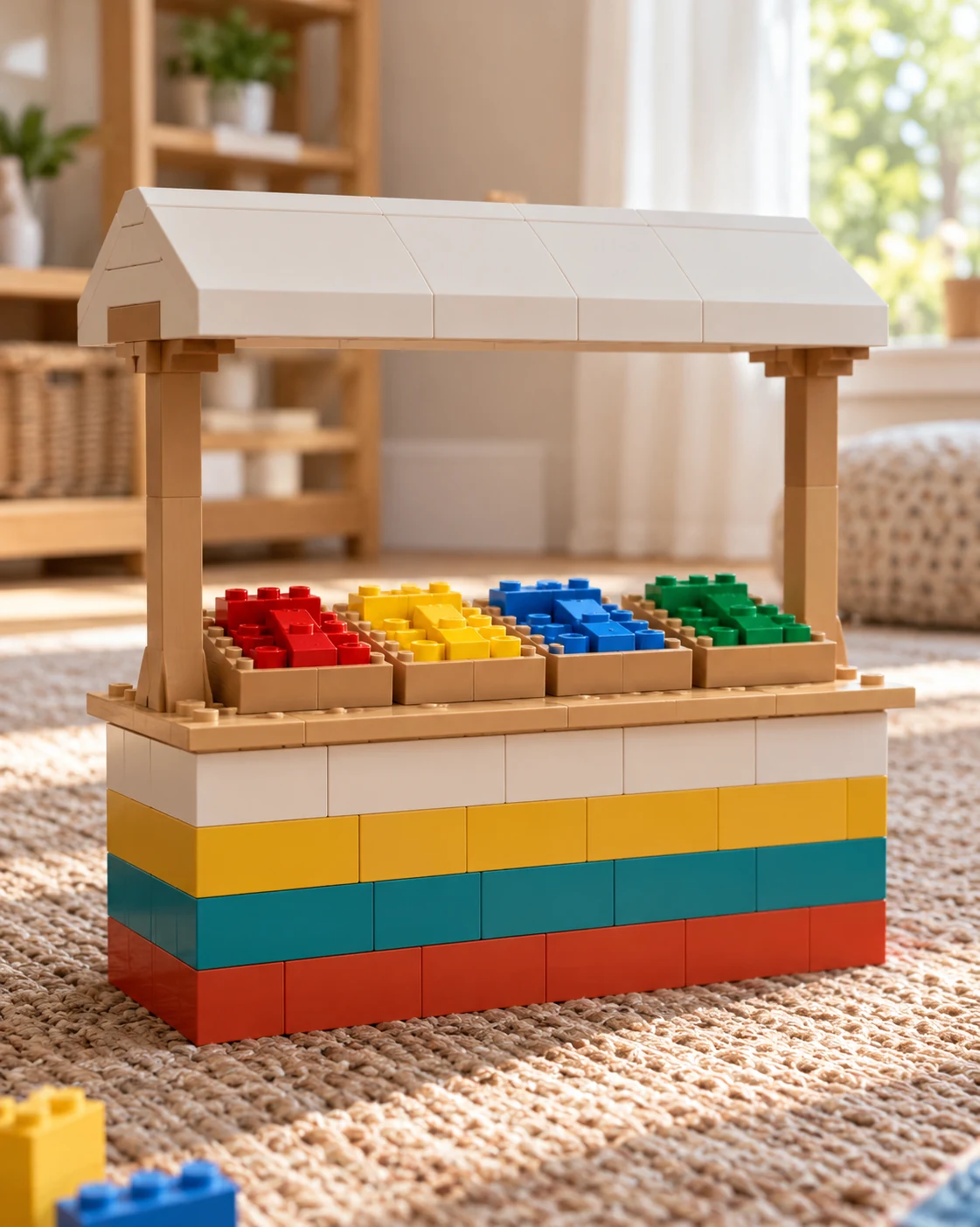 Illustrative concept: a pretend snack stand.