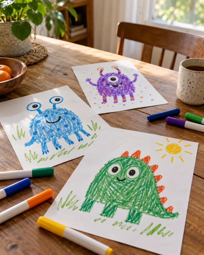 Illustrative concept: draw and pass a creature.