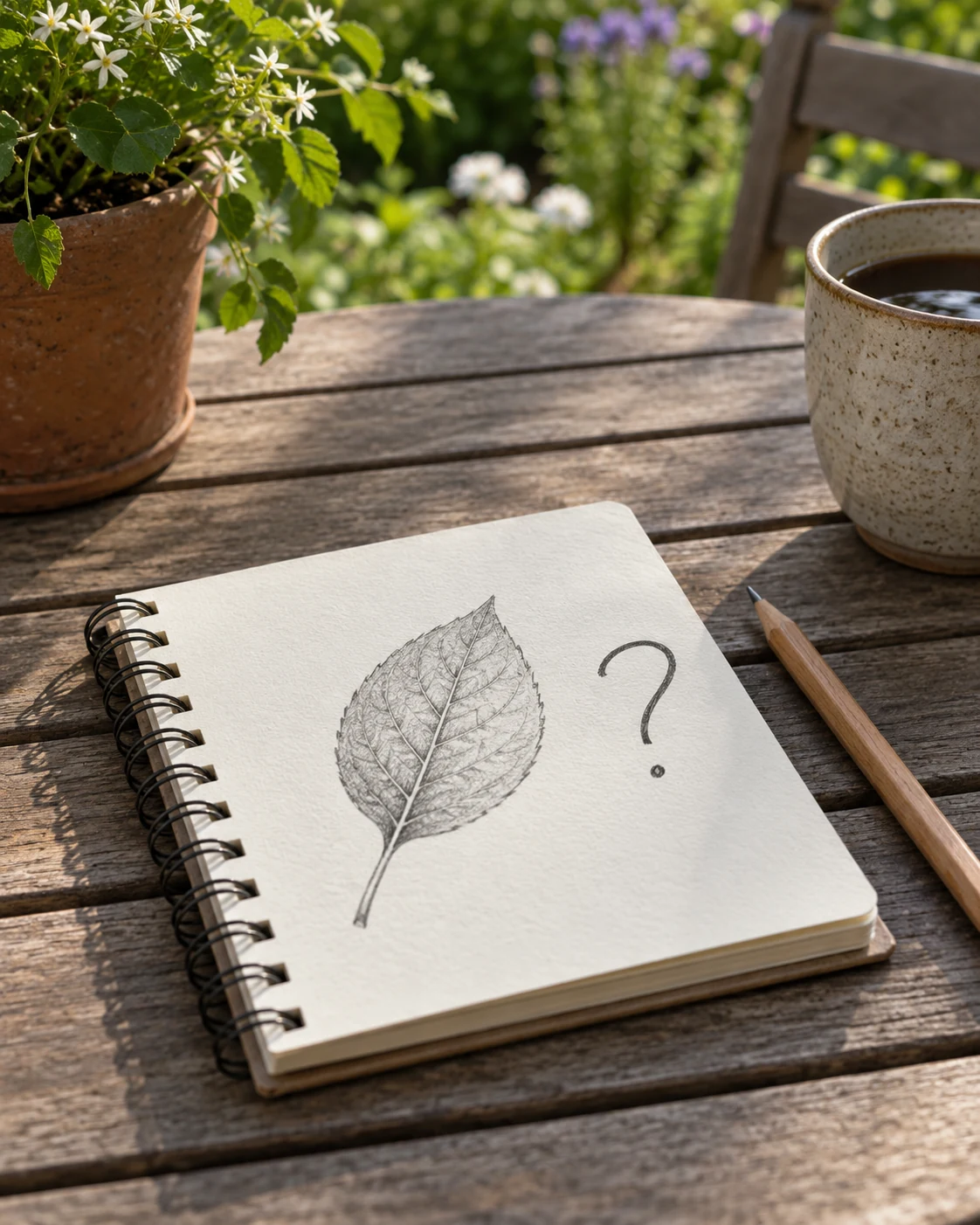 Illustrative concept: keep a question for the next visit.