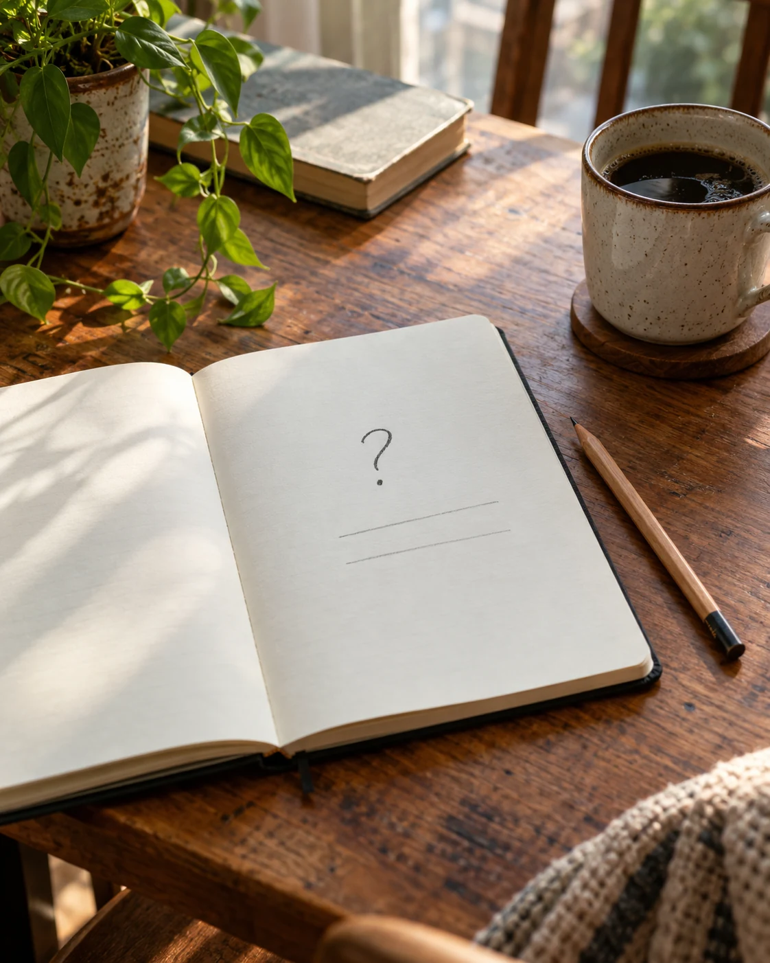 Illustrative concept: a question without a ready answer.