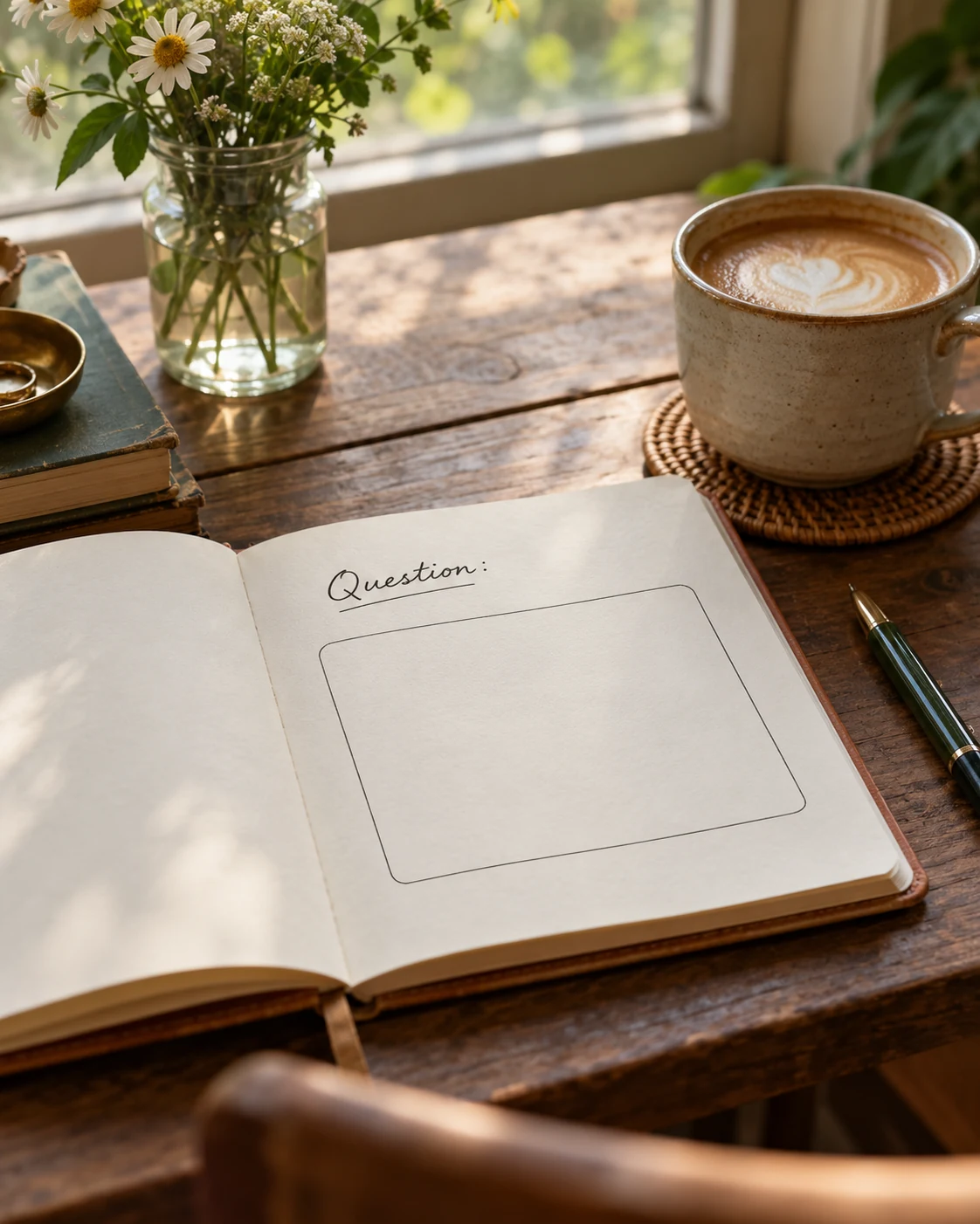 Illustrative concept: one page for a question you keep returning to.