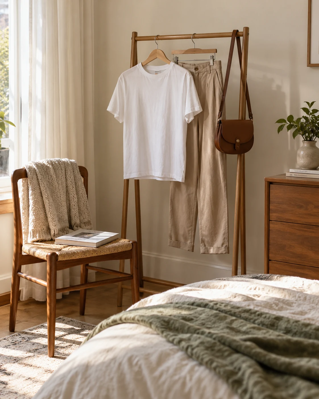 Illustrative concept: give tomorrow's outfit a place.