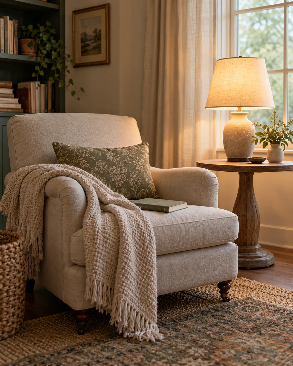 Illustrative concept: leave a comfortable place to rest.