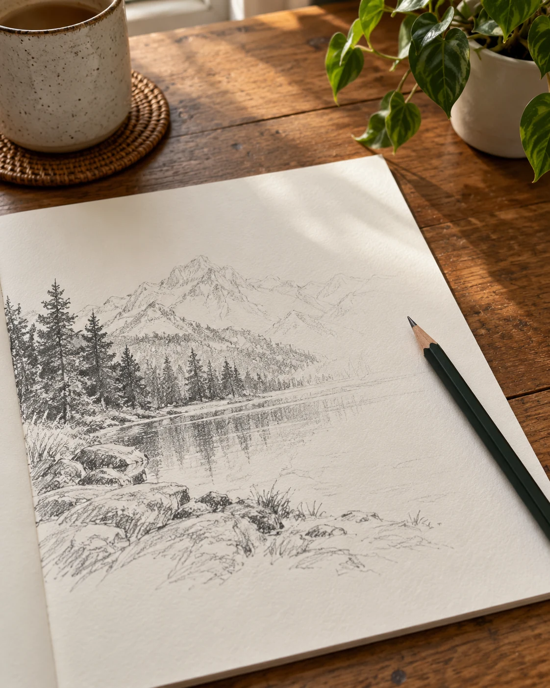 Illustrative concept: let a hobby stay unfinished for now.