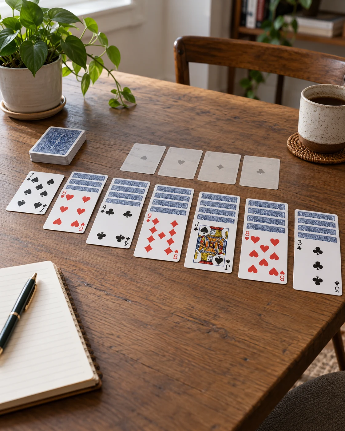 Illustrative concept: learn one familiar card game.