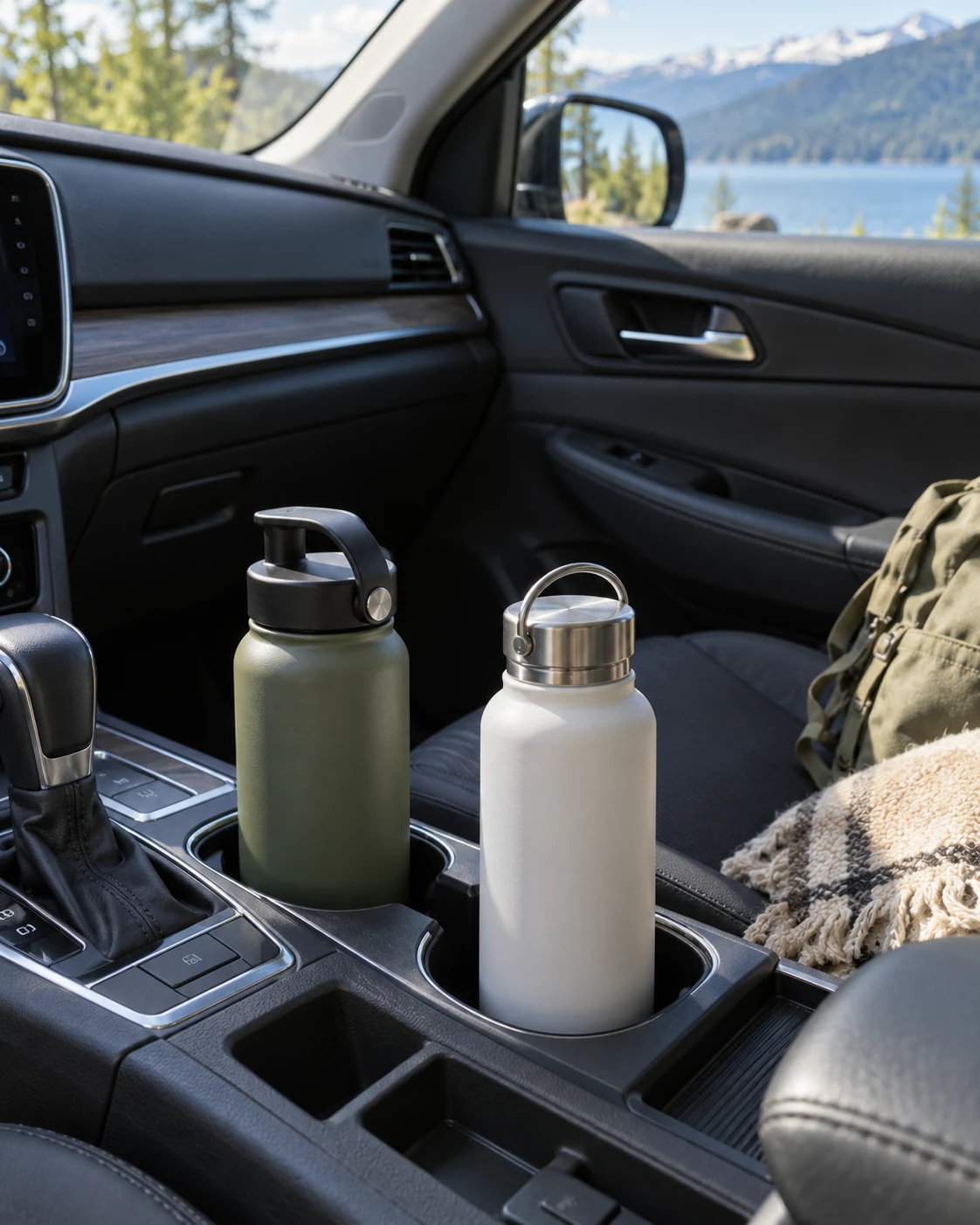 Illustrative concept: bring water in manageable containers.