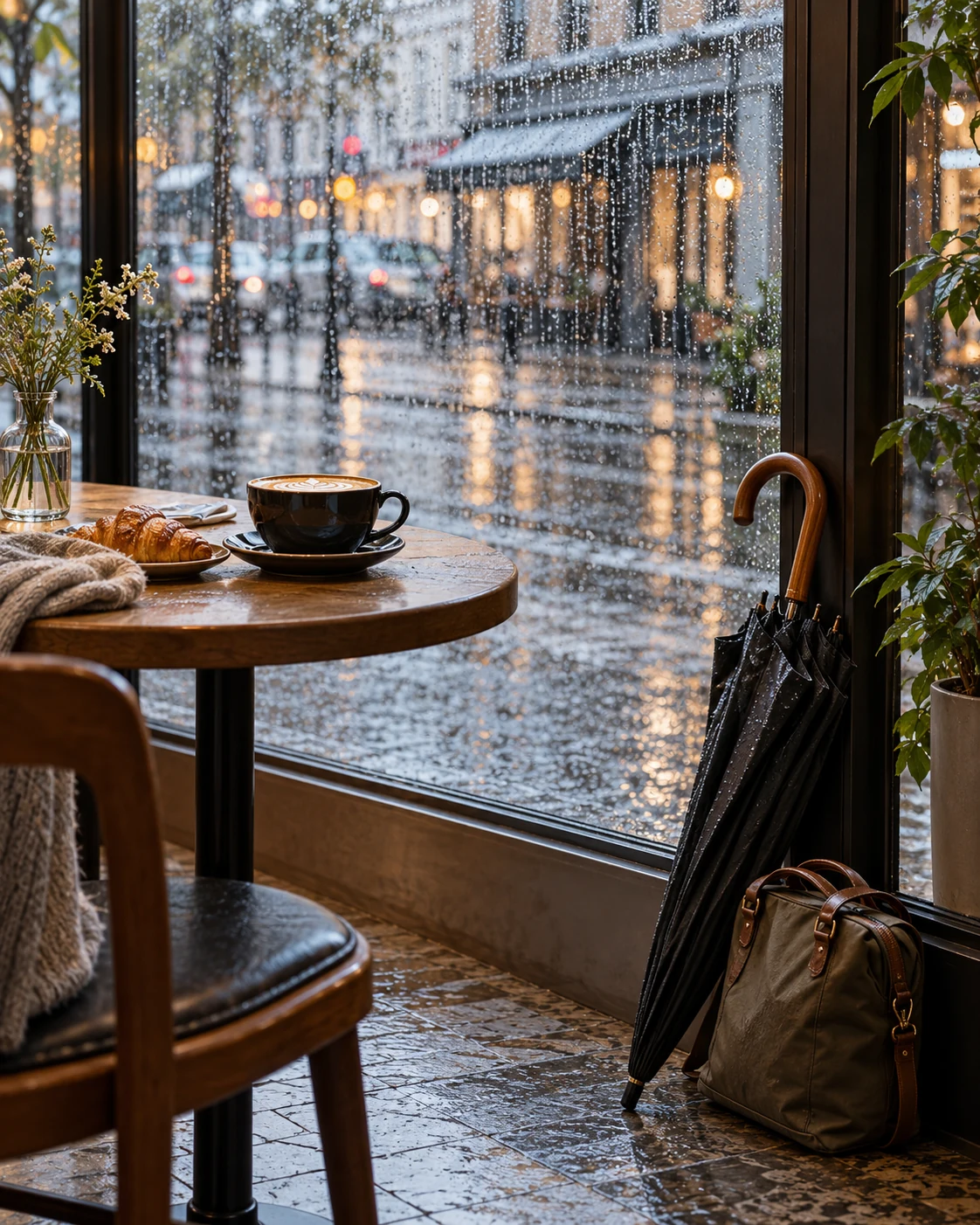 Illustrative concept: keep a weather alternative in the same area.